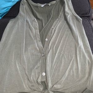 Maurices button up tank
